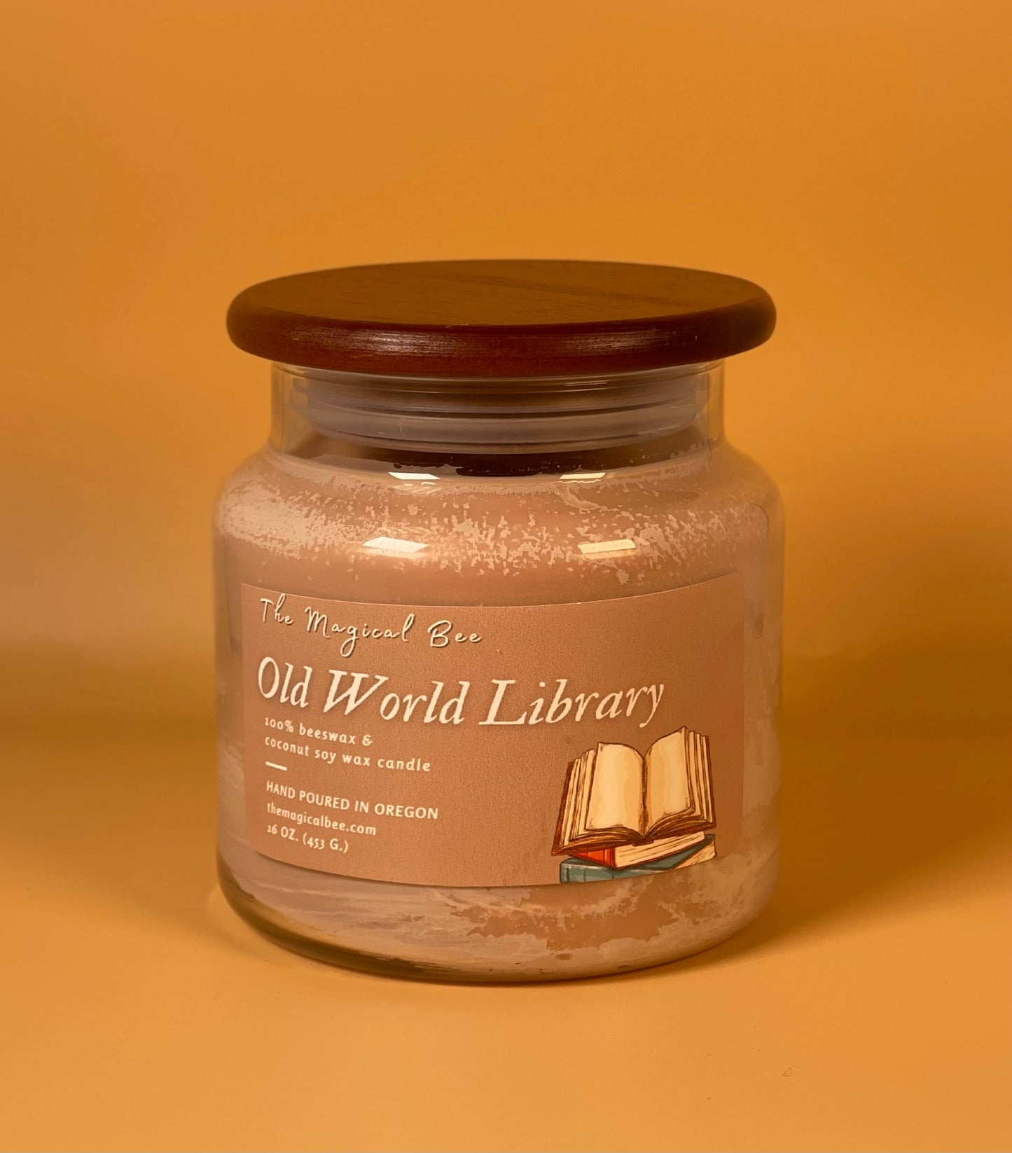 Old World Library Candle (light, ancient, woodsy, cognitive)