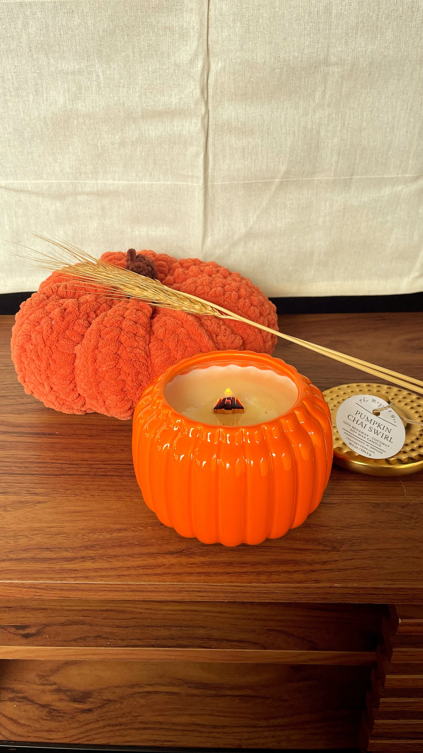 Pumpkin Chai Swirl Candle