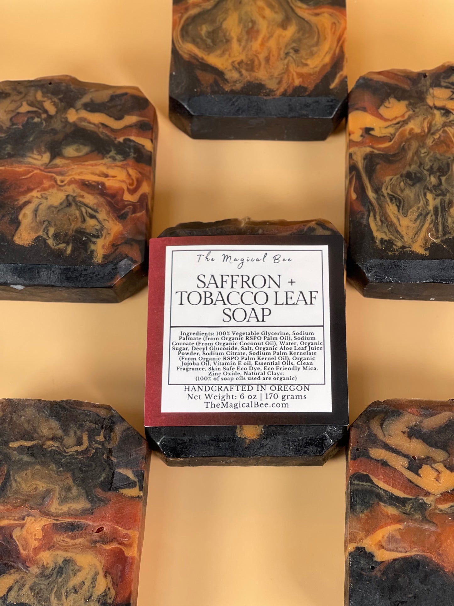 Saffron + Tobacco Leaf Soap