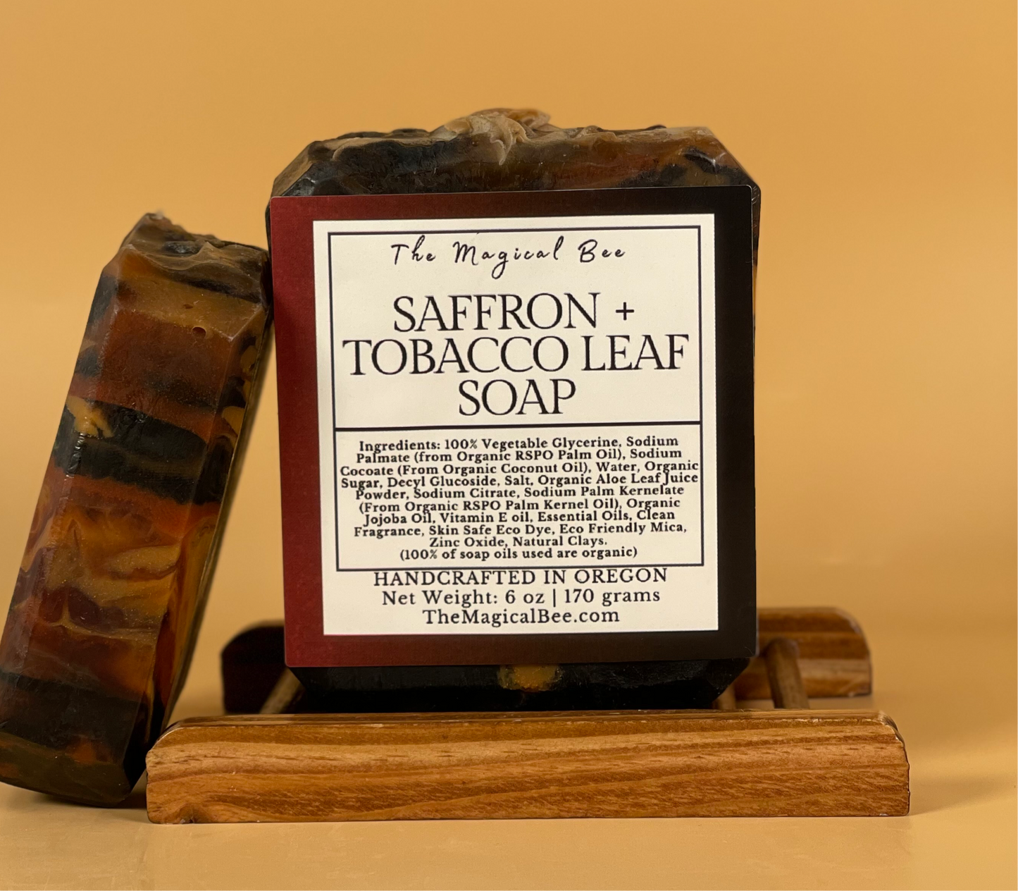 Saffron + Tobacco Leaf Soap