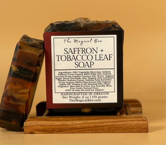 Saffron + Tobacco Leaf Soap