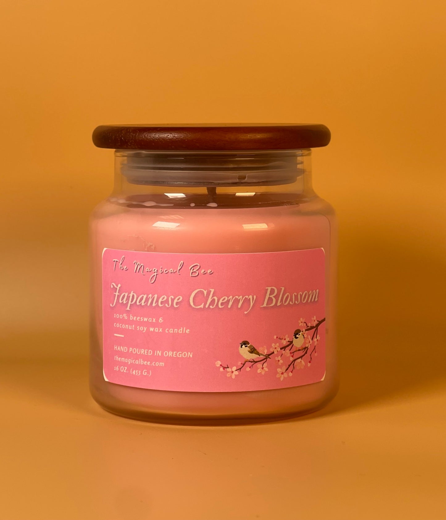 Japanese Cherry Blossom Candle (light, floral, joyful)