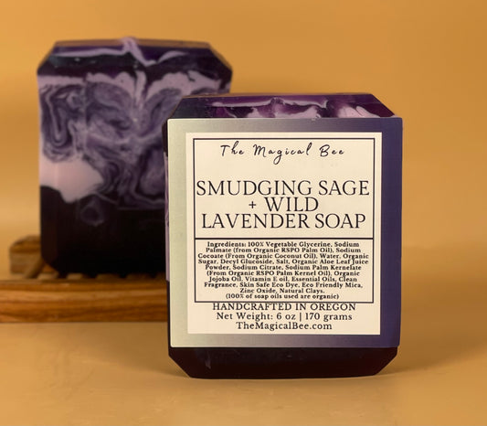 Smudging Sage + Wild Lavender Soap