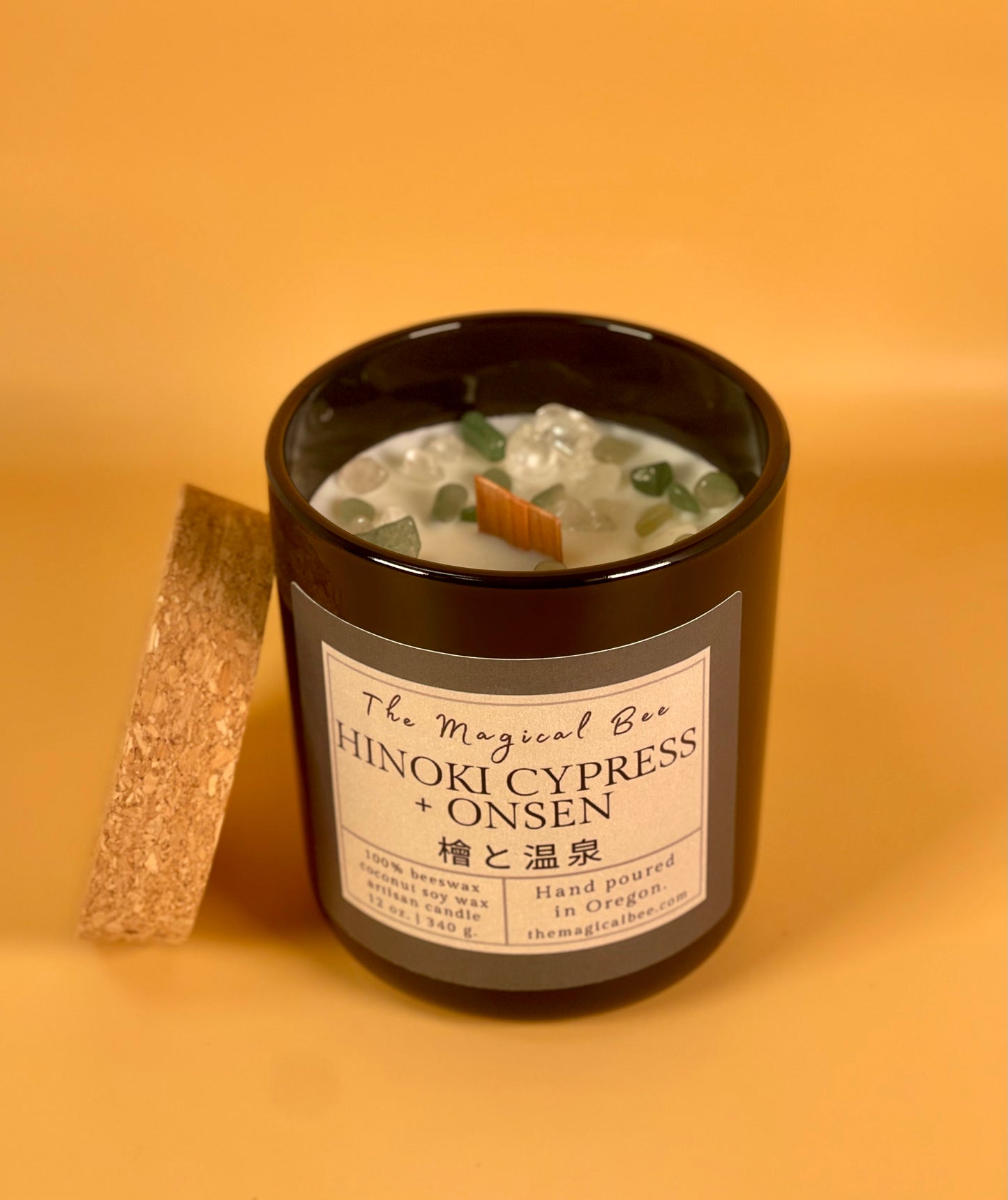 Hinoki Cypress + Onsen 檜と温泉 Candle