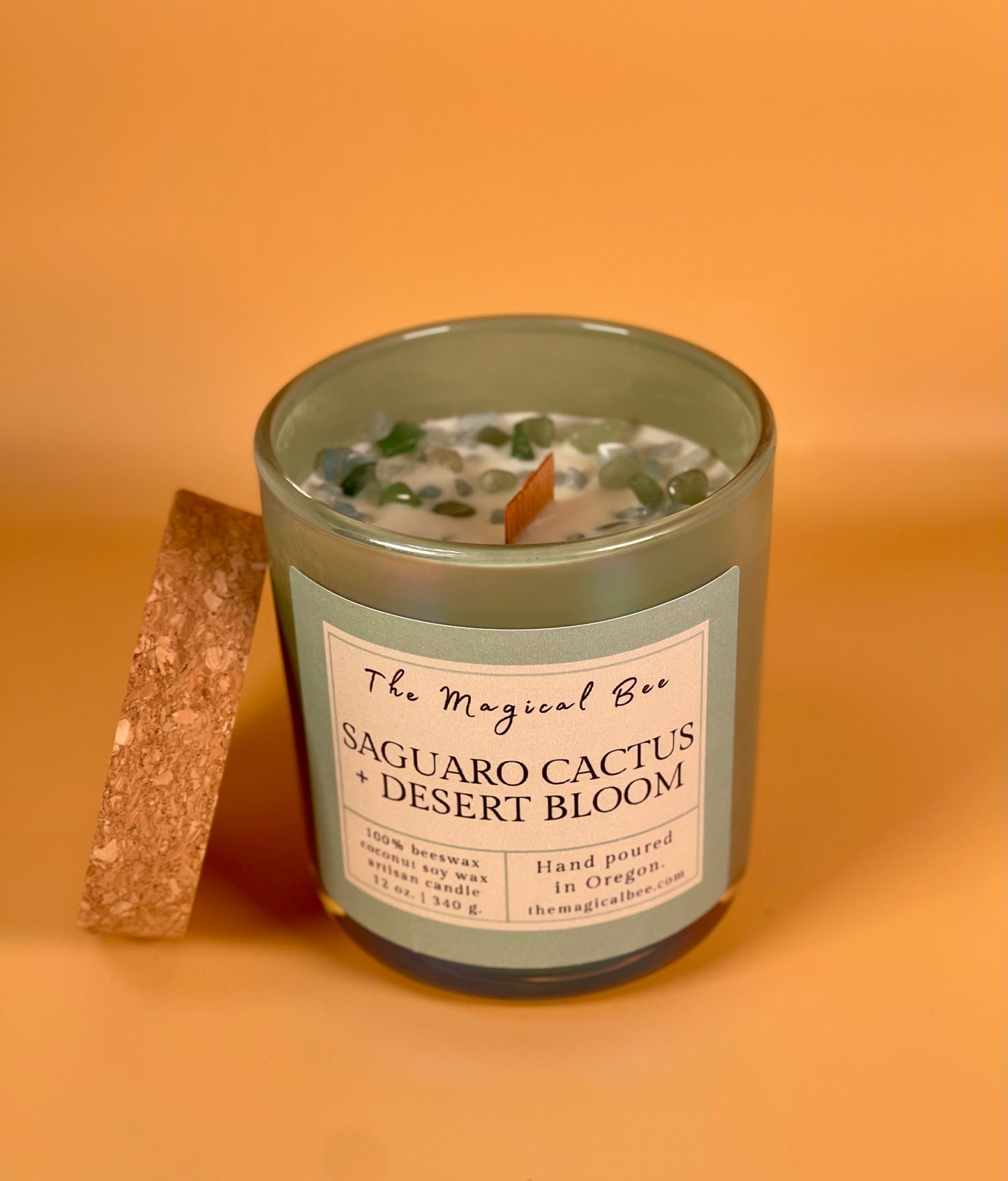 Saguaro Cactus + Desert Bloom Candle