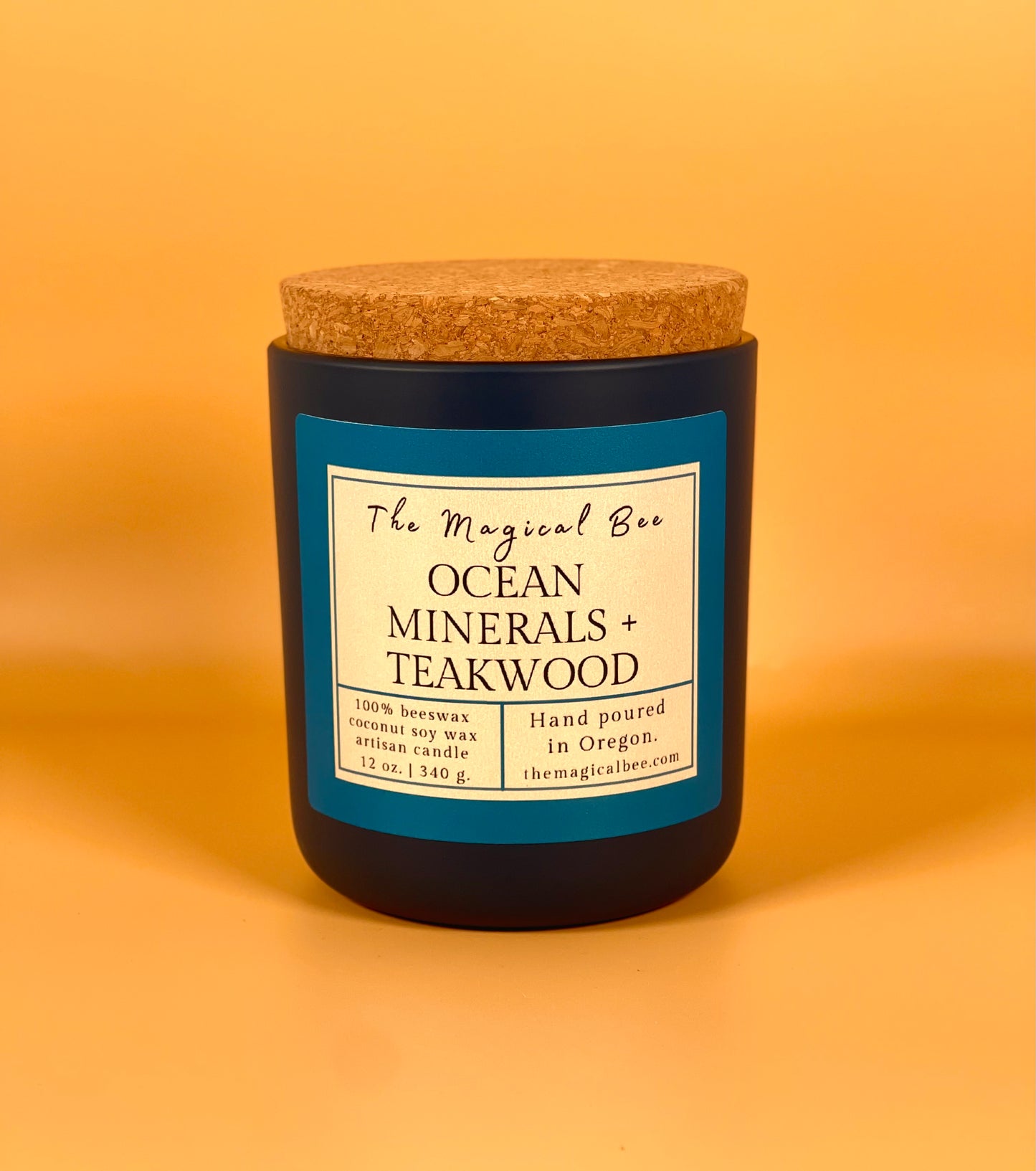 Ocean Minerals + Teakwood Candle