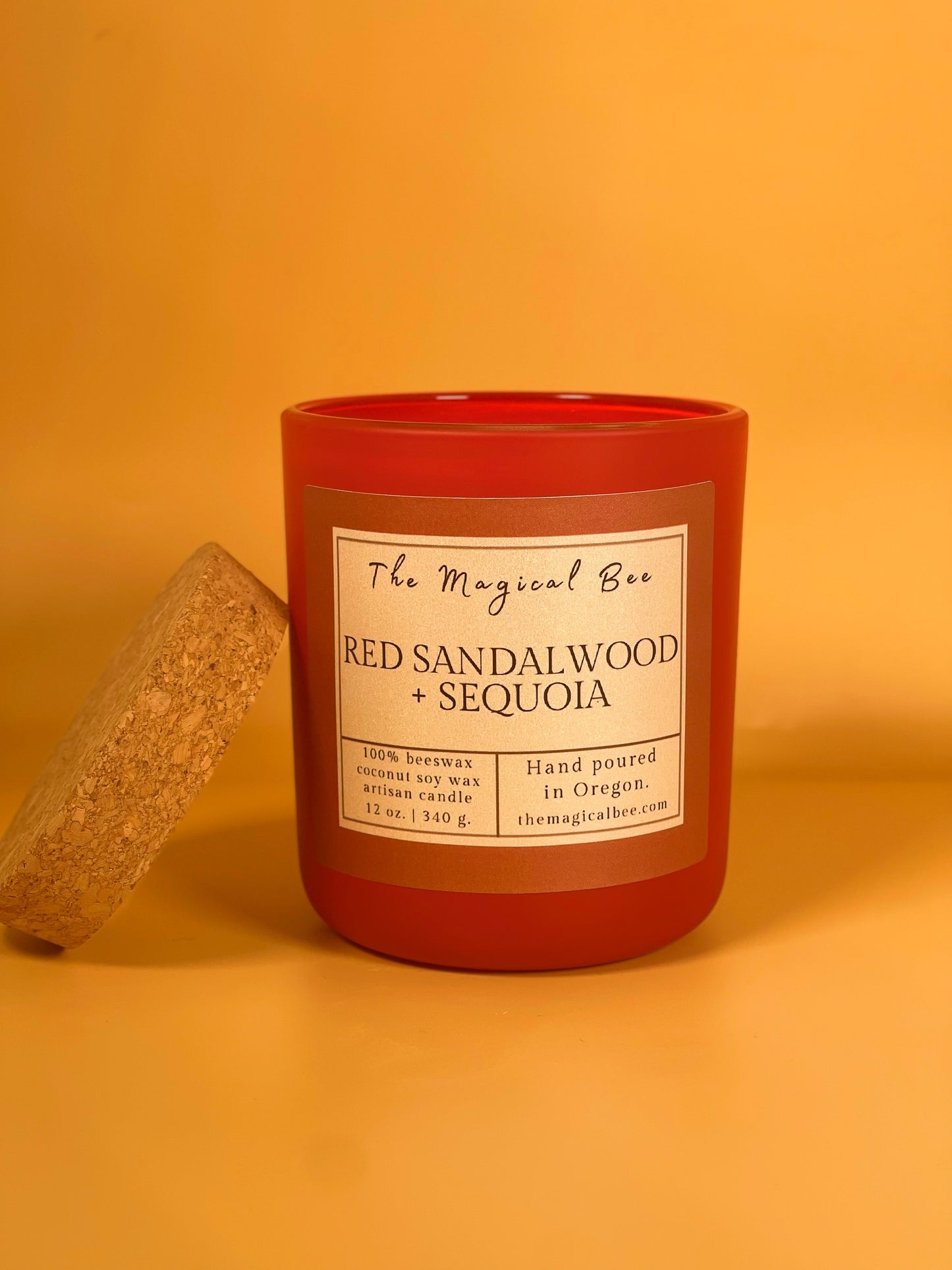 Red Sandalwood + Sequoia Candle