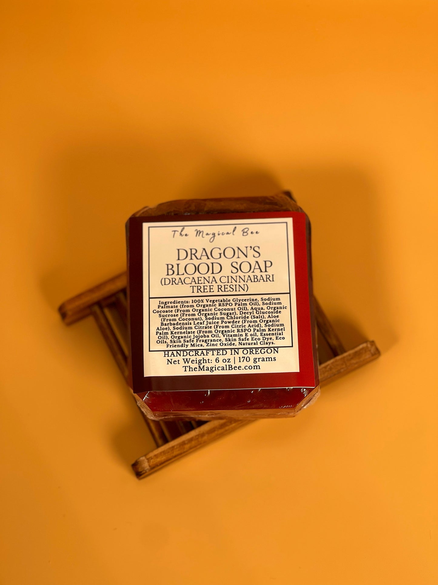 Dragon’s Blood Soap (Dracaena Cinnabari Tree Resin)