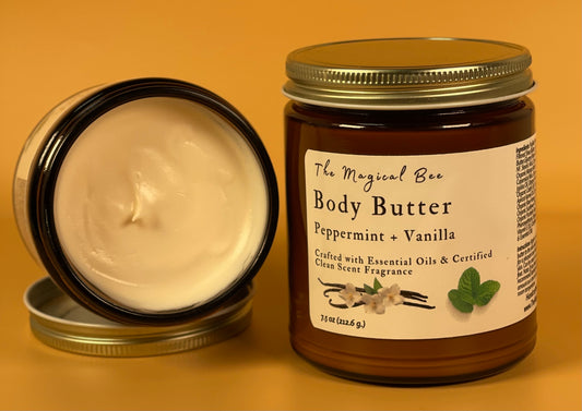 Peppermint + Vanilla Body Butter