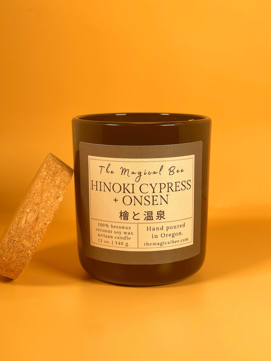 Hinoki Cypress + Onsen 檜と温泉 Candle