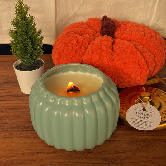 Golden Forest Candle