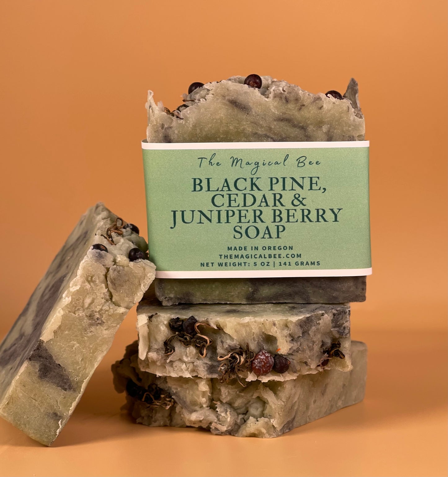 Black Pine, Cedar & Juniper Berry Soap