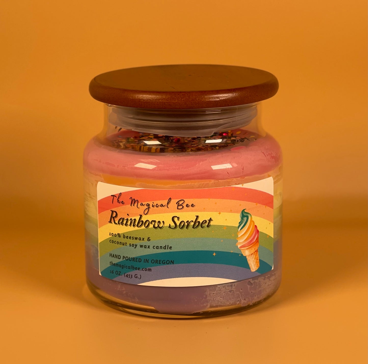 Rainbow Sorbet Candle