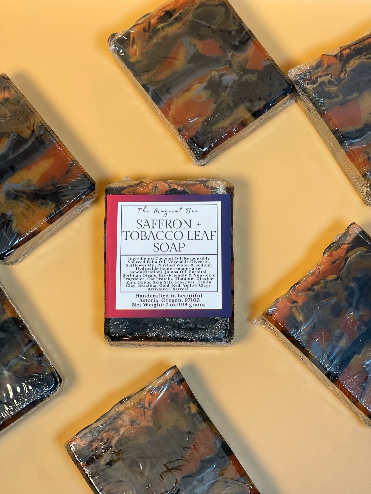 Saffron + Tobacco Leaf Soap