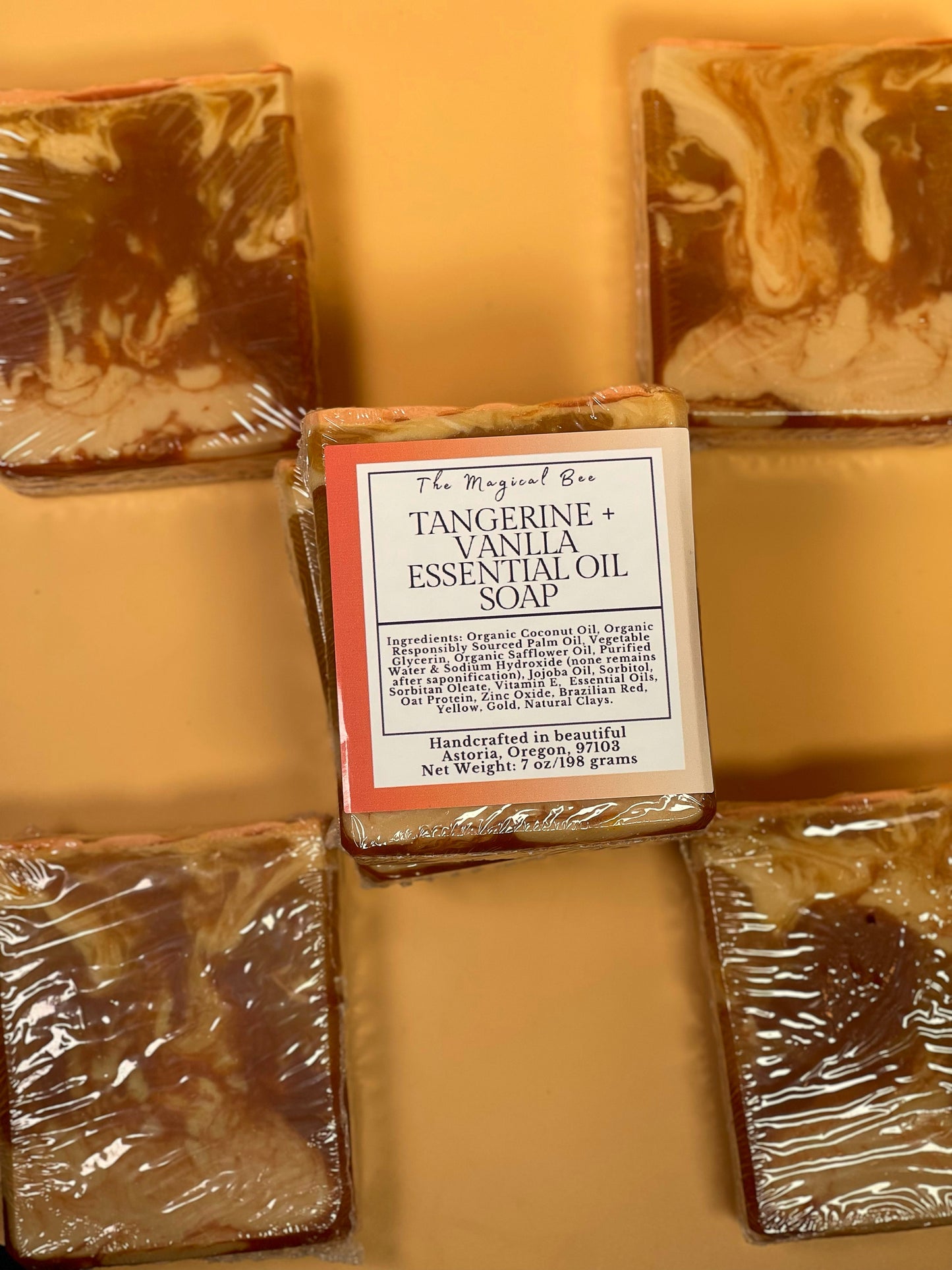 Tangerine + Vanilla Essential Oil Soap