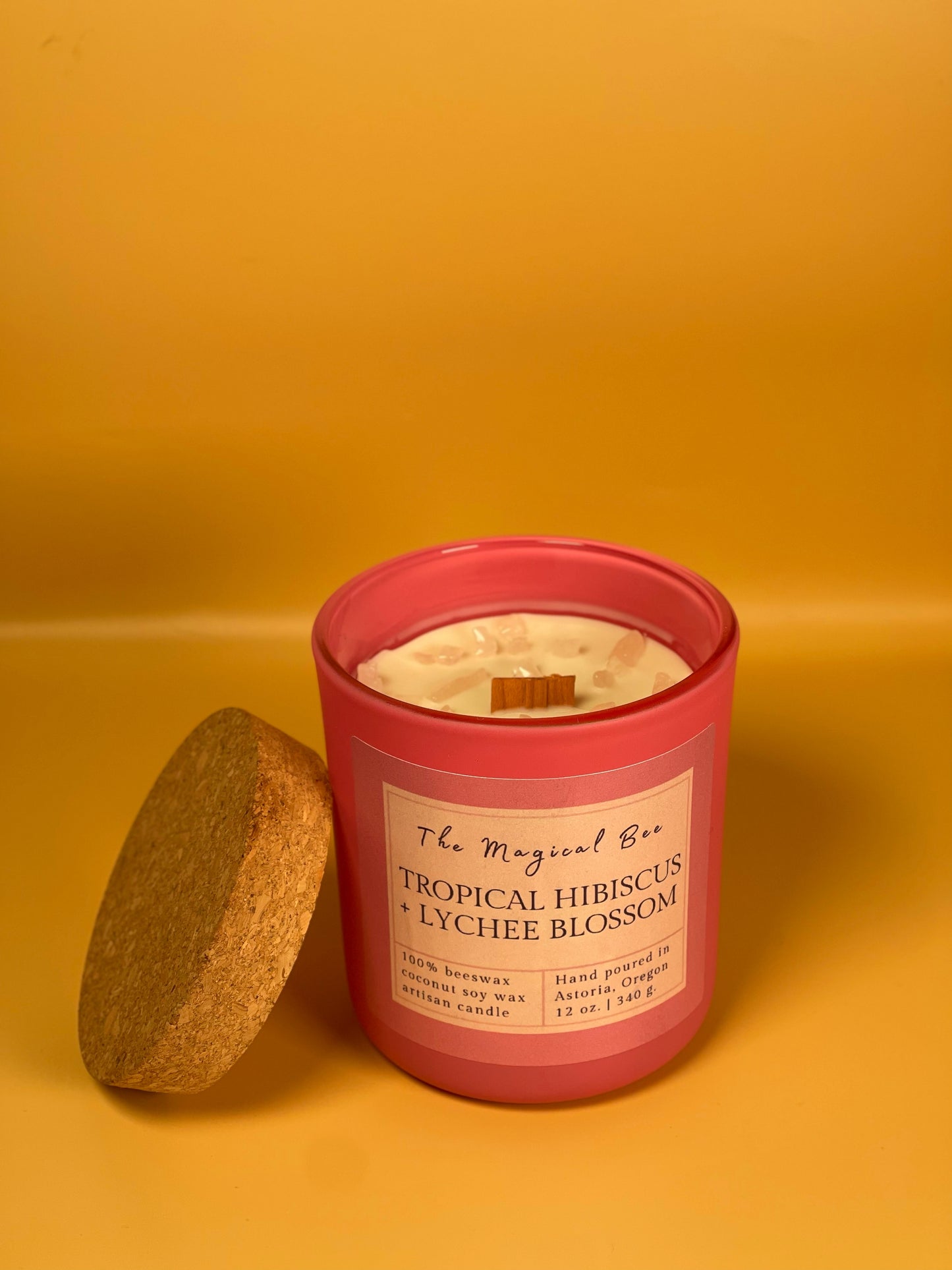 Tropical Hibiscus + Lychee Blossom Candle