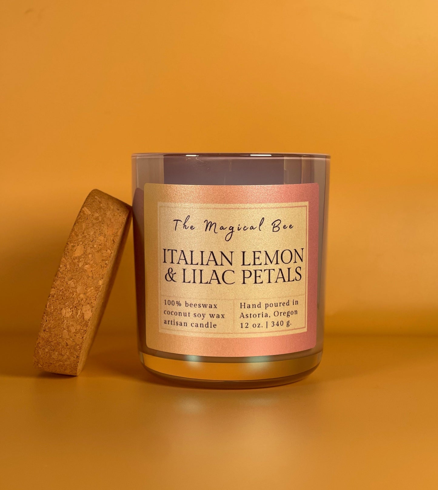 Italian Lemon + Lilac Petals Candle