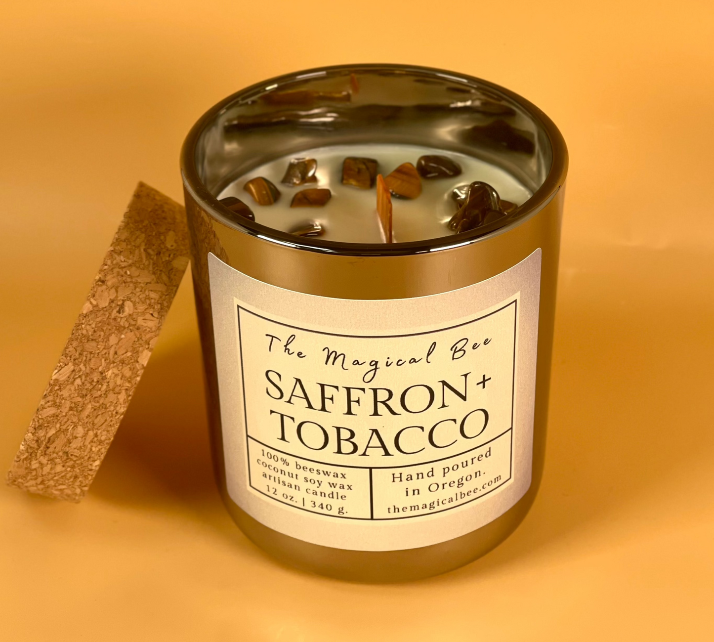 Saffron + Tobacco Candle