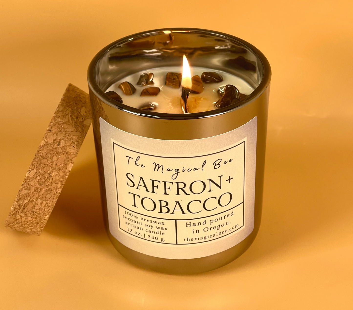 Saffron + Tobacco Candle