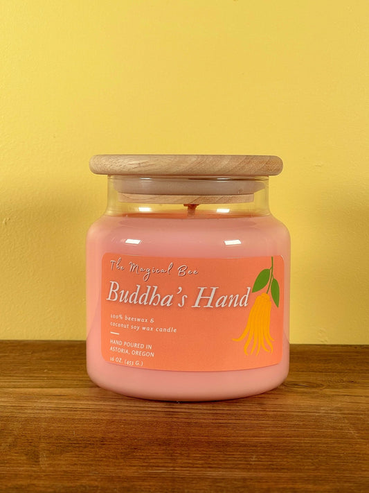 Buddha’s Hand Candle (Citron Fruit) - The Magical Bee