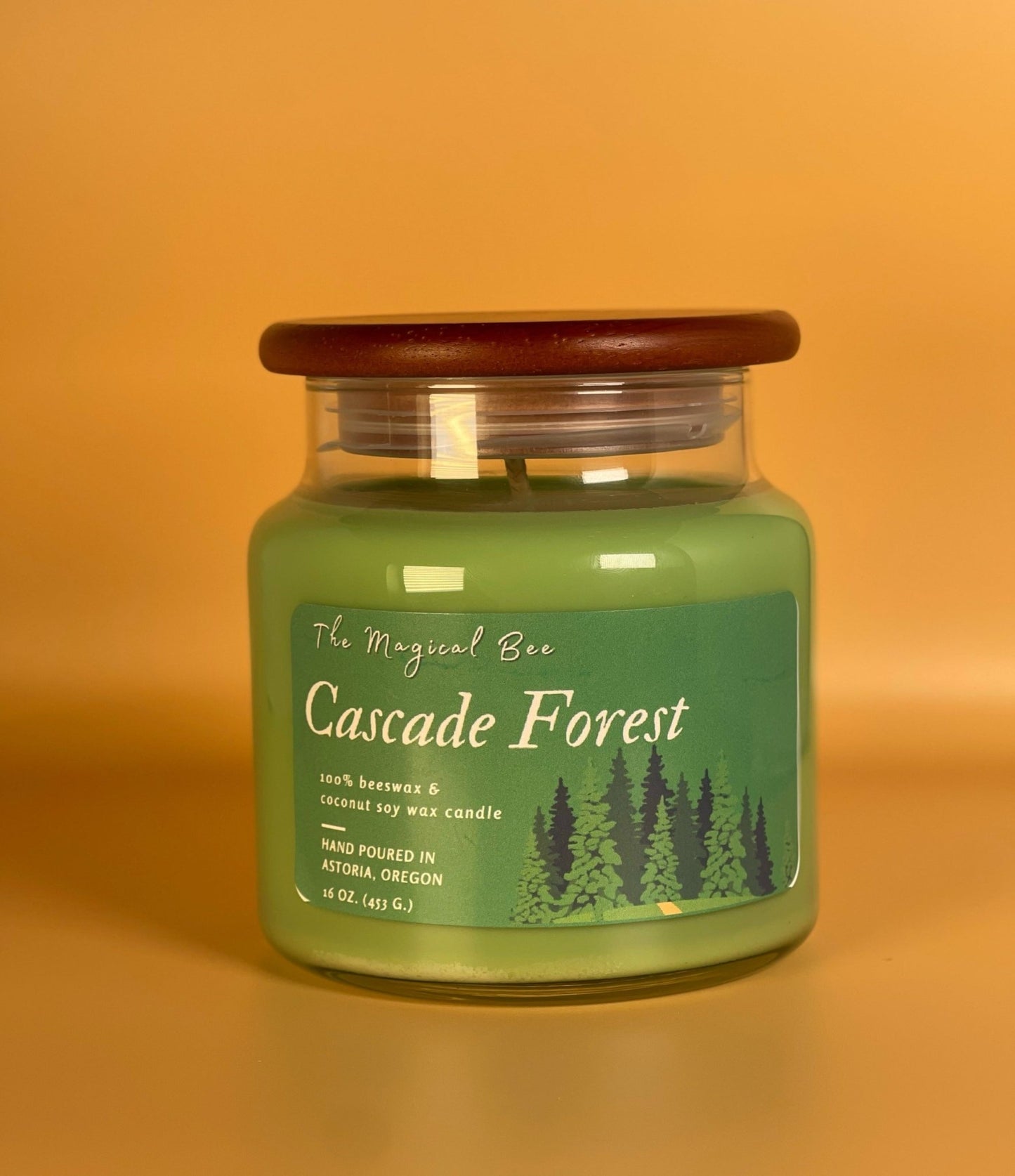 Cascade Forest Candle (Blue Spruce/Fir/Cedar) - The Magical Bee