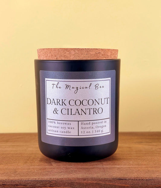 Cilantro & Dark Coconut Candle - The Magical Bee