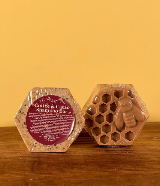 Coffee & Cacao Shampoo Bar - The Magical Bee