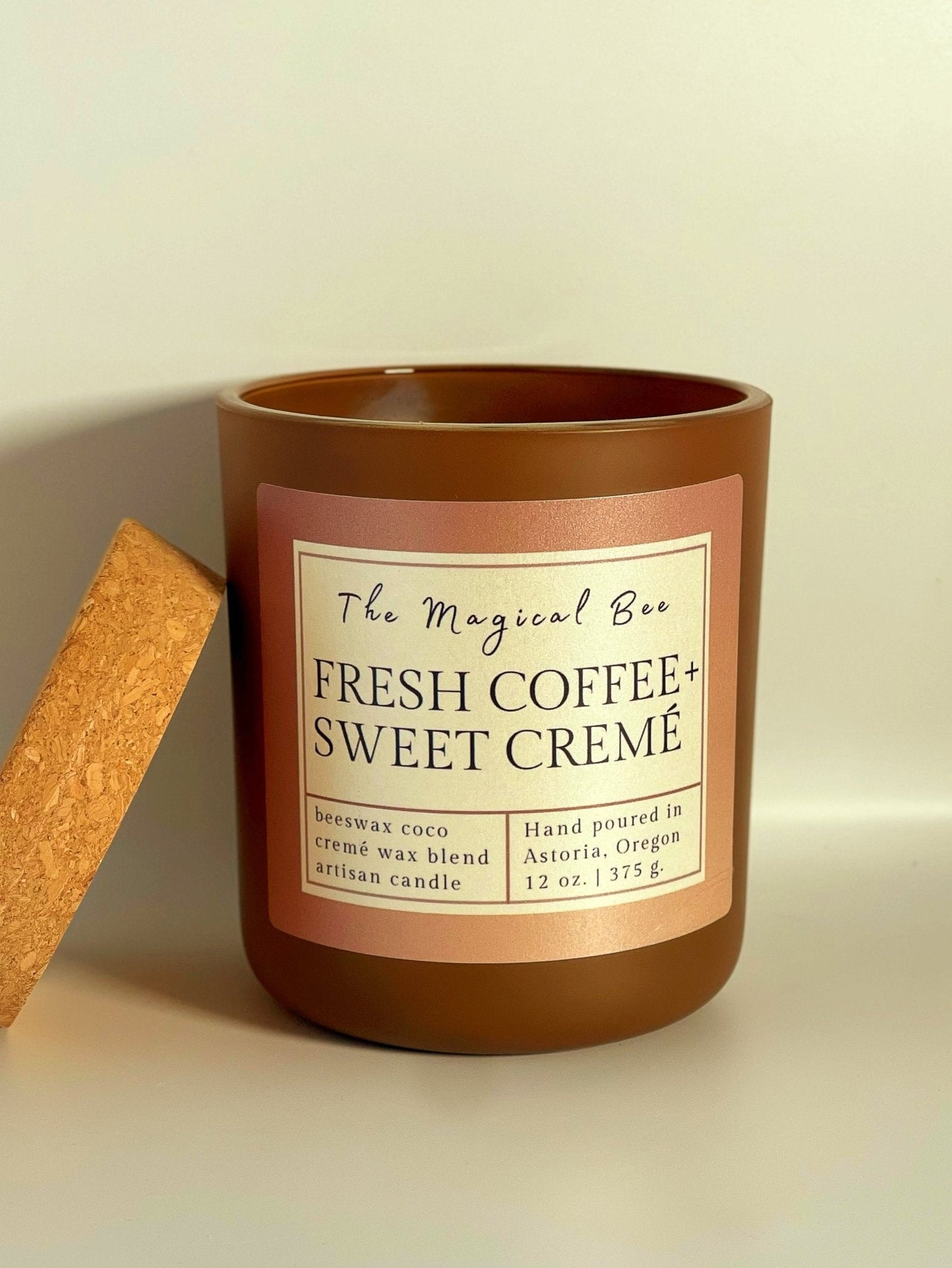 Fresh Coffee + Sweet Crème Candle - The Magical Bee