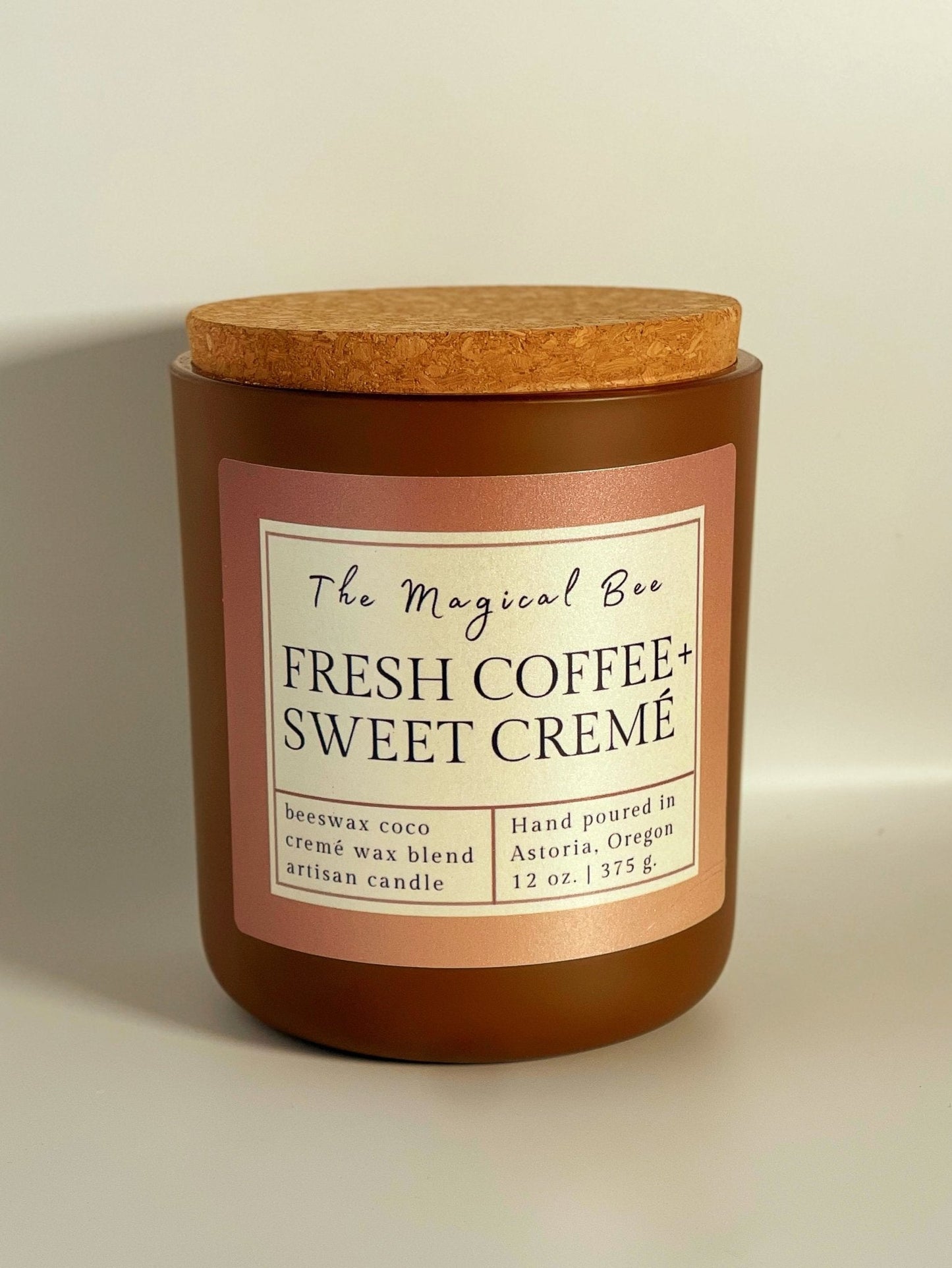 Fresh Coffee + Sweet Crème Candle - The Magical Bee