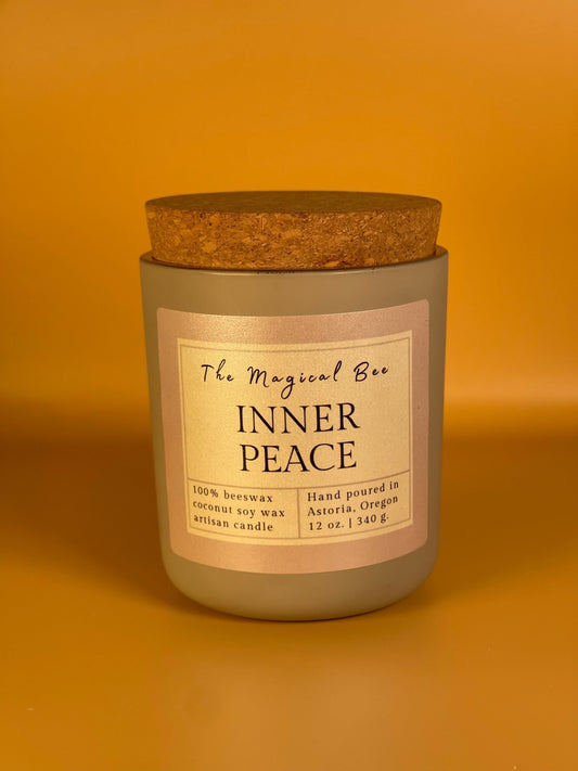 Inner Peace Candle (Lavender, Sage, Palo Santo) - The Magical Bee