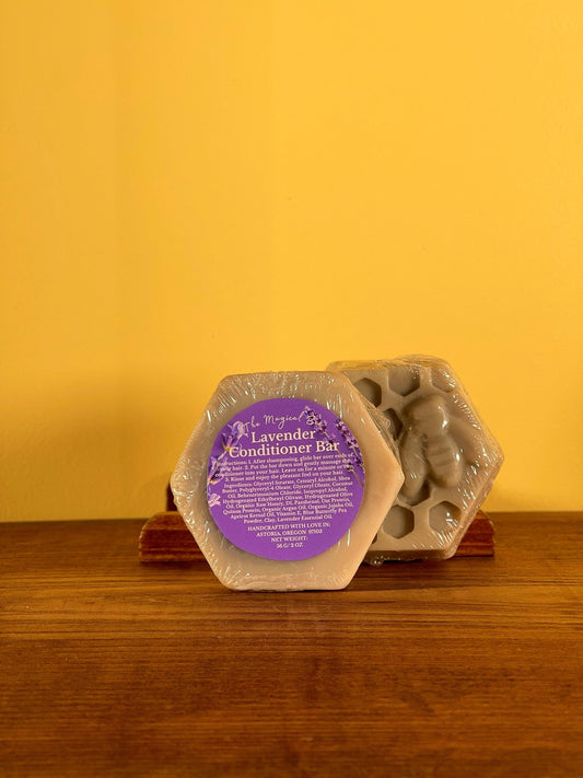 Lavender Essential Oil Conditioner Bar - The Magical Bee