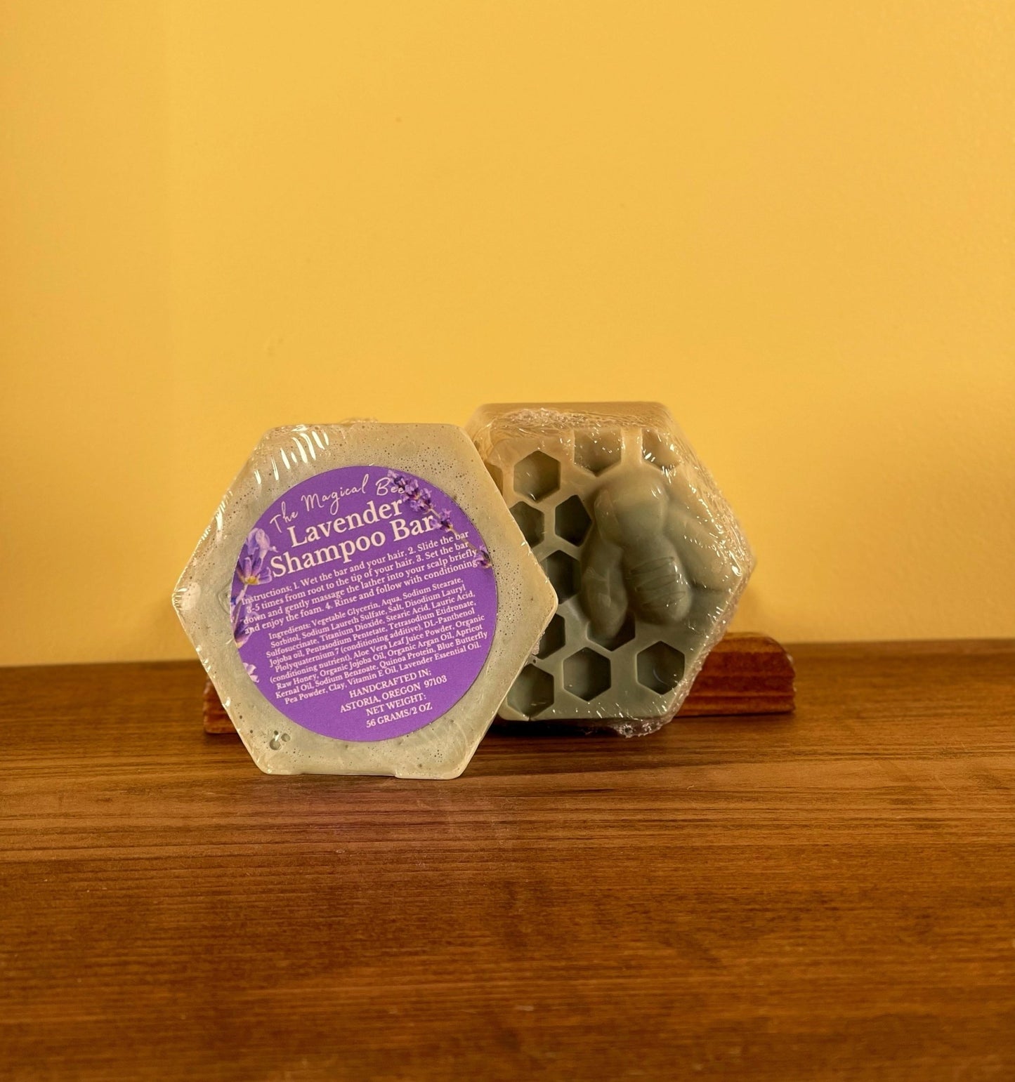 Lavender Essential Oil Shampoo Bar - The Magical Bee