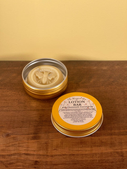 Lotion Bar with Chamomile Essential Oil - The Magical Bee