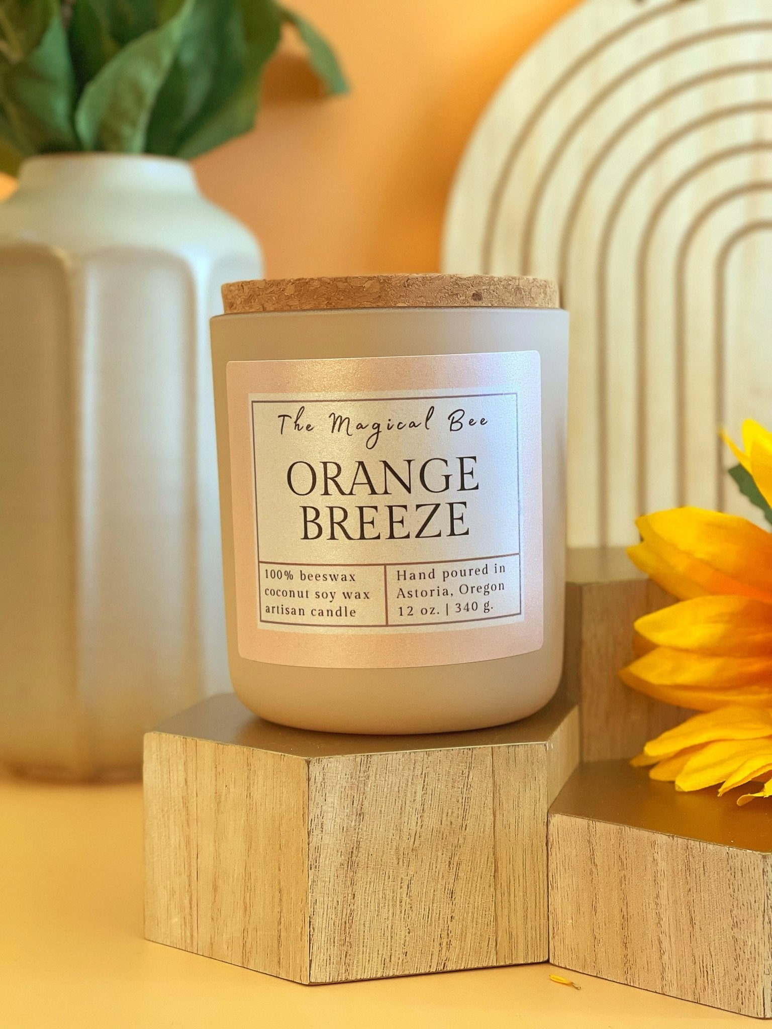 Orange Breeze Candle - The Magical Bee