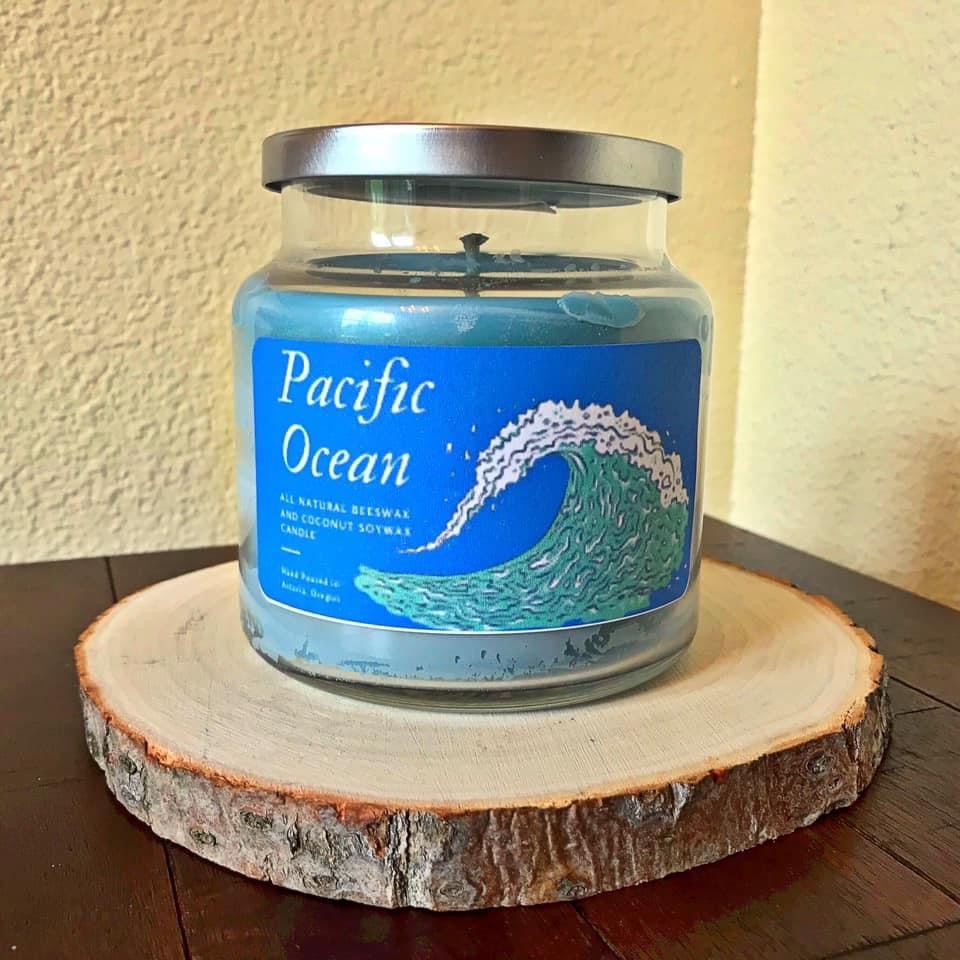 Pacific Ocean Candle (Pacific Northwest Ocean) - The Magical Bee