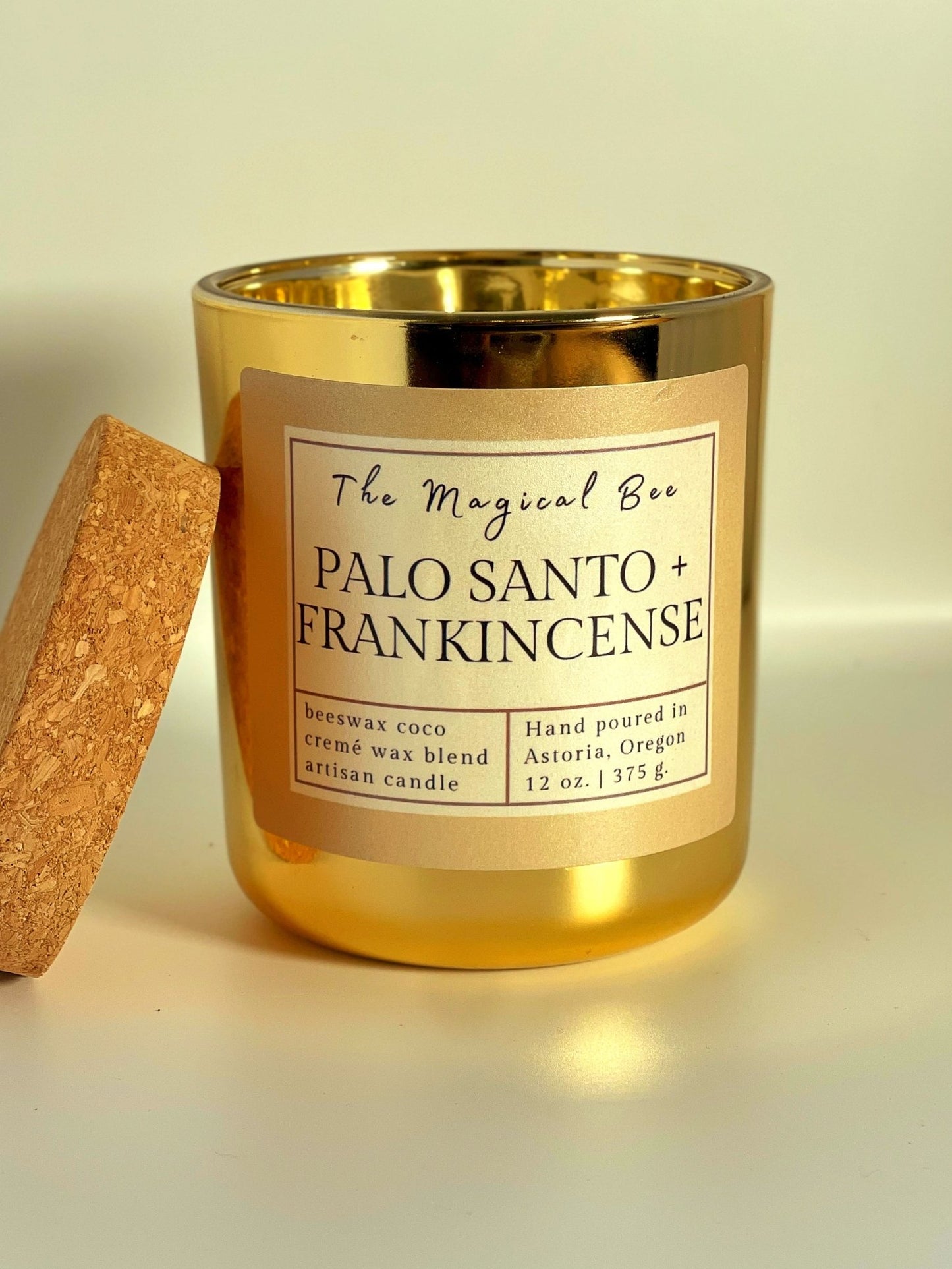 Palo Santo + Frankincense Candle - The Magical Bee