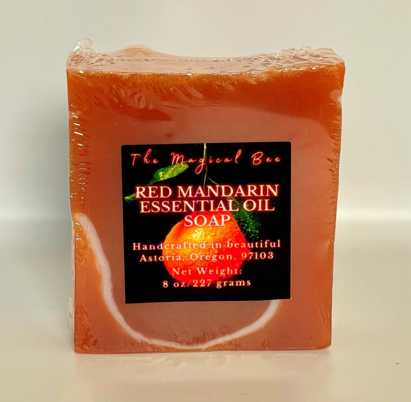 Red Mandarin Essential Oil Glycerine Soap - The Magical Bee