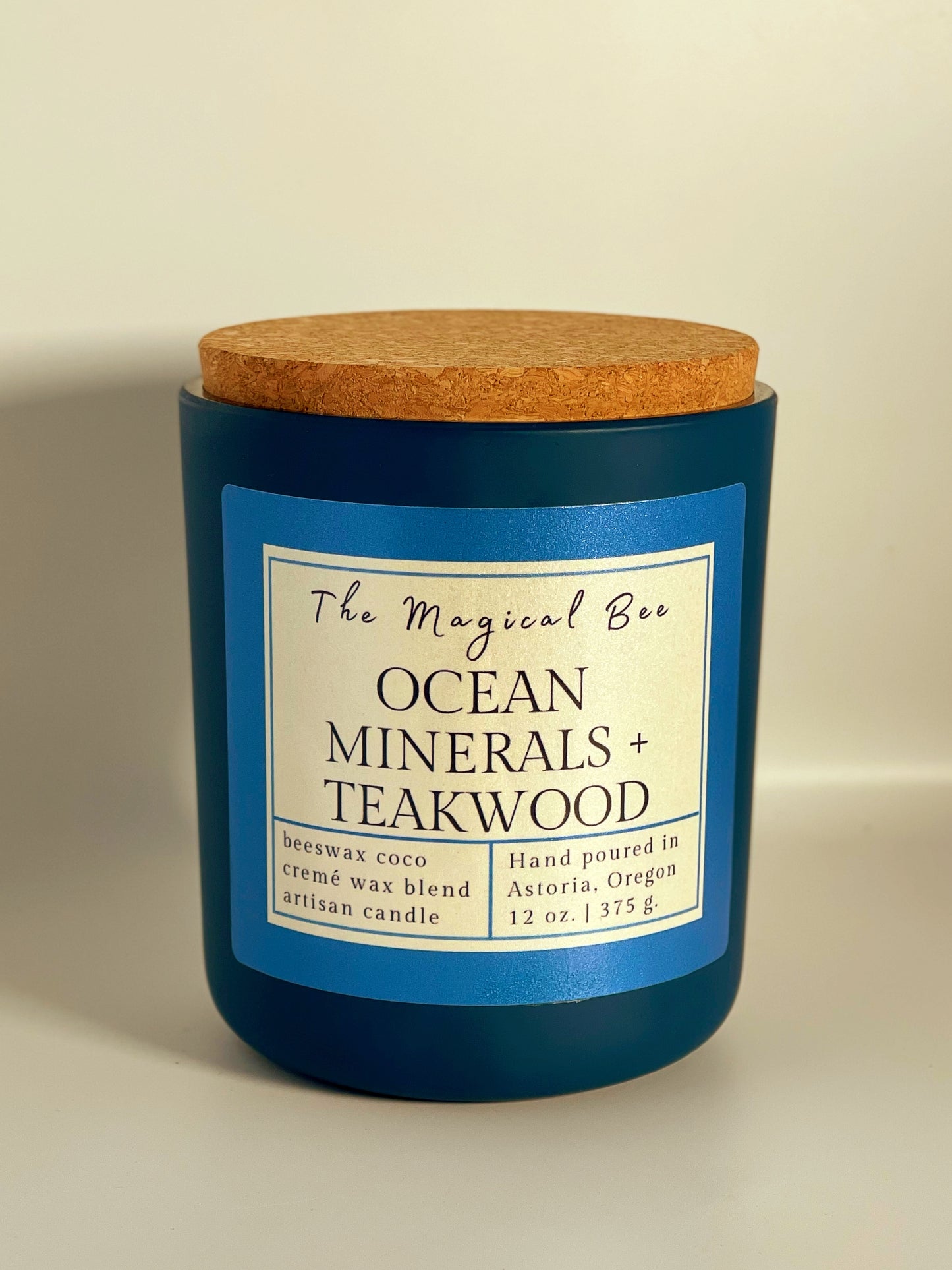 Ocean Minerals + Teakwood Candle