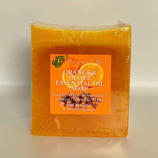 Orange & Clove Essential Oil Glycerine Soap