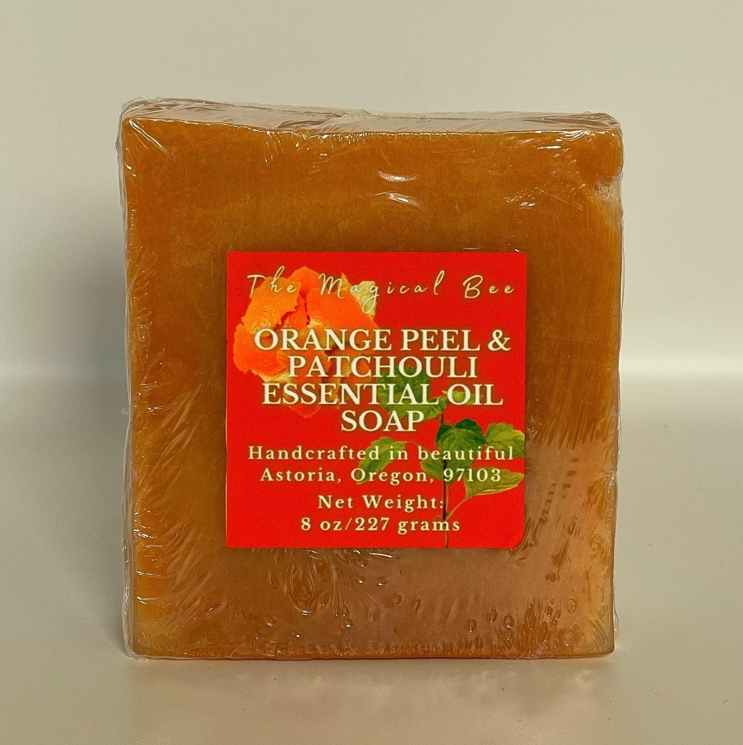 Orange Peel & Patchouli Essential Oil Glycerine Soap