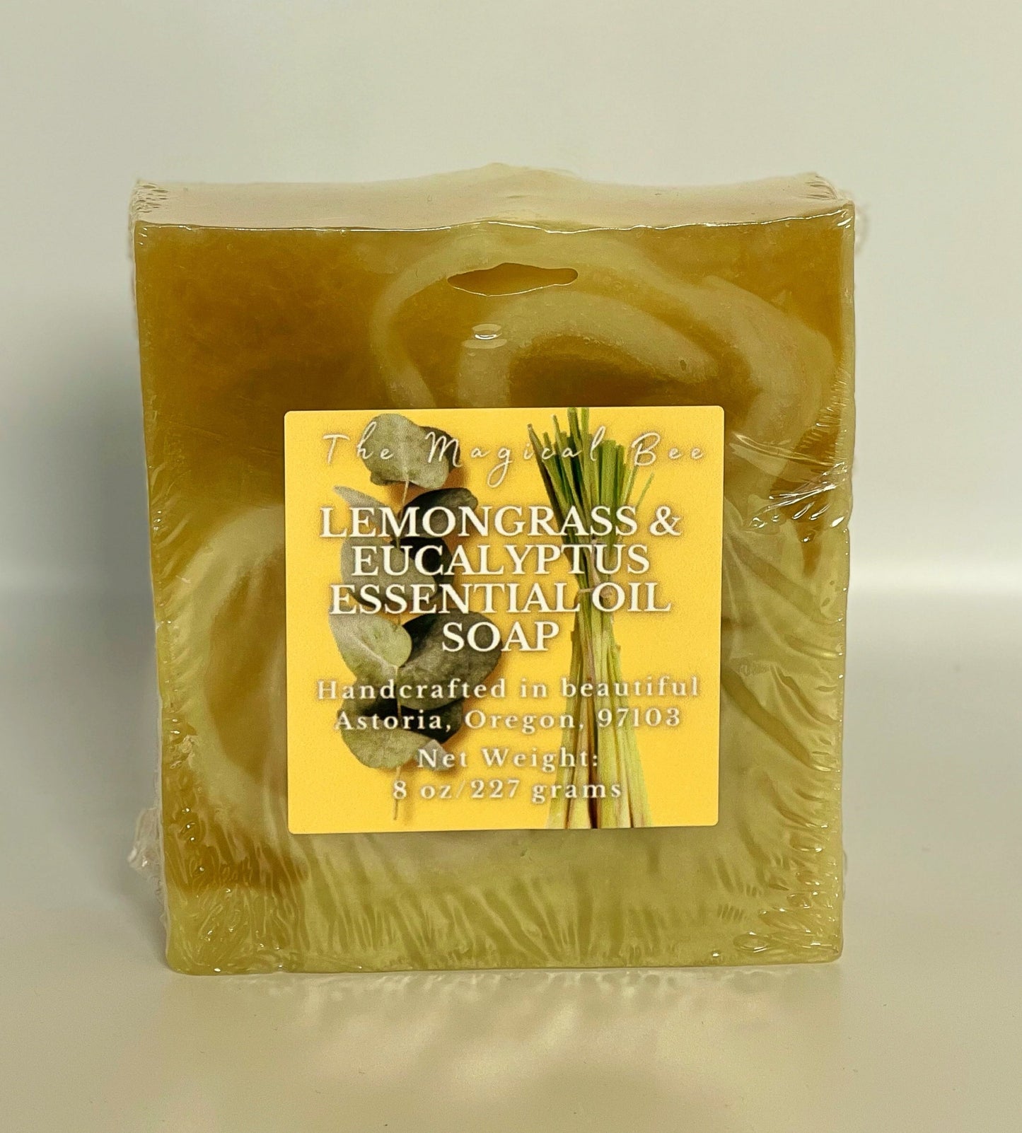 Lemongrass & Eucalyptus Essential Oil Glycerine Soap